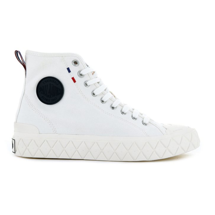 Palladium Palla Ace Canvas High Tops Sneakers Heren Wit | NL 47GSXLI